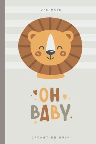 Produktbild: Carnet de suivi Bébé 0 à 6 mois: Livre de suivi bébé à remplir | Journal de bord pour nouveau-né | 200 pages