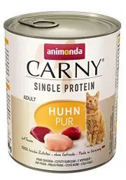 Produktbild: Carny Katzen Nassfutter Single ProteinHuhn pur (6 x 800 g), Katzen Nassfutter mit nur einer Proteinquelle von animonda, Katzenfutter für ausgewachsene Katzen