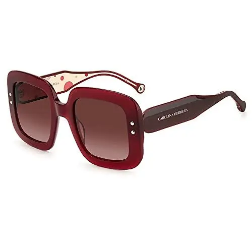Produktbild: Carolina Herrera Unisex Ch 0010/s Sunglasses, LHF/3X Burgundy, 52
