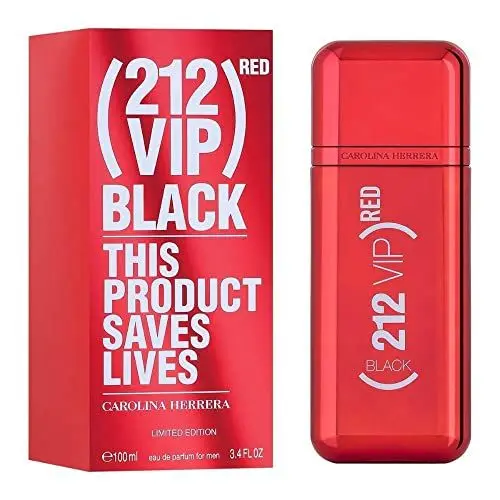 Produktbild: Carolina Herrera Unisex EDICION LIMITADA 100ML VAPORIZADOR 212 VIP Black Red for Men 100 ml EAU De Parfum Spray, Rojo, Nur