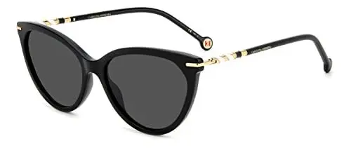 Produktbild: Carolina Herrera Unisex Her 0093/s Sunglasses, 807/IR Black, 57
