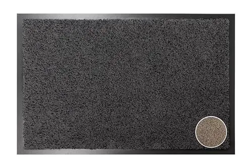 Produktbild: Carpet Diem Green Business Schmutzfangmatte 60x80 Anthrazit-schwarz - Fußmatte innen & außen in Geschäfts-Kunden Qualität für Beste Funktionalität und Haltbarkeit