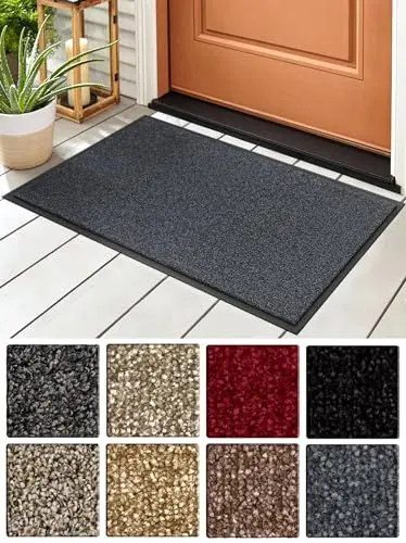 Produktbild: Prestige Schmutzfangmatte schön und haltbar, Premium Fußmatte innen & außen - Sauberlaufmatte für Eingangsbereich, Flur & Haustür - Anthrazit 40x60 cm