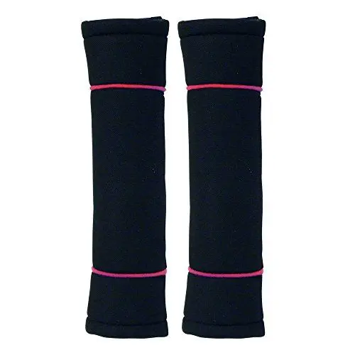 Produktbild: Carpoint 1421512 Gurtpolsterset 'Classic', schwarz / rot