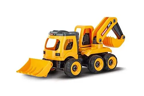Produktbild: Carrera RC First Bagger - Backhoe Loader mit Controller I Ferngesteuertes Auto ab 3 Jahren für drinnen & draußen I Mini Spielzeugauto mit echtem Sound zum Mitnehmen I Spielzeug für Kinder & Erwachsene