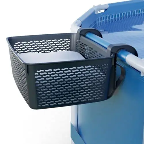 Produktbild: Carrie Box Aufbewahrungskorb Grau 18.7 L – Aufbewahrungskorb aus recyceltem Kunststoff, ideal zur Aufbewahrung von Zubehör und als Getränkehalter.
