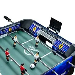 Produktbild: Carromco Kickertisch Evolution-XM, Kicker für Kinder/Jugendliche, Fußballtisch mit App-Funktion (Android & iOS) für Stadium-Atmosphäre & Turniere (Android: Update für alle Handys kommt)