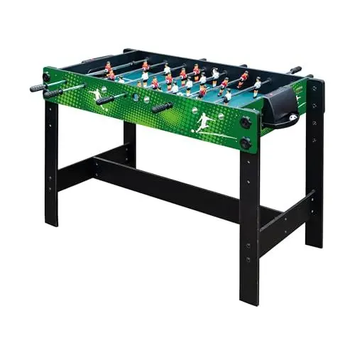 Produktbild: Carromco Kickertisch Level-XT - Tischfußball mit höhenverstellbaren Tischbeinen als Tischkicker für Kinder und Erwachsene, verstellbar auf drei unterschiedliche Höhen, inklusive 2 Bällen