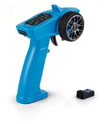 Produktbild: Carson 500500100 - Reflex Wheel Start 2.4G Radio, Modellbau, Zubehör, Fernsteuerung, Empfänger, 3 Kanal, Tamiya KIT kompatibel, blau