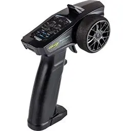 Produktbild: Carson 500500102 - Reflex Wheel Start 2.4G Radio, Modellbau, Zubehör, Fernsteuerung, Empfänger, 3 Kanal, Tamiya KIT kompatibel, schwarz