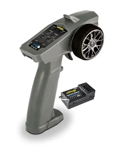 Produktbild: Carson 500500109 Reflex Wheel Start 2.4G Radio grau - 2,4 GHz Fernsteuerung Modellbau, Zubehör, Empfänger, RC Funke, 2 4 GHz Fernsteuerung, Trimmfunktion