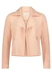 Produktbild: Cartoon Damen Blazer-Jacke mit offenem Saum Coral Pink,40