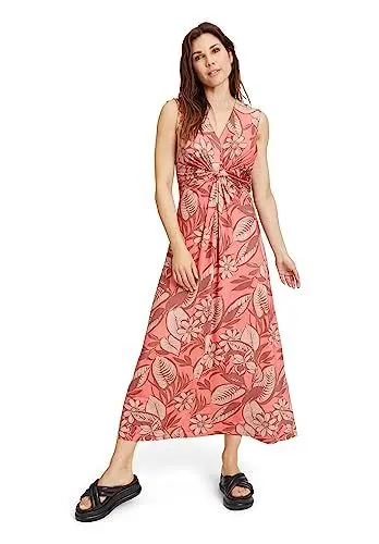 Produktbild: Cartoon Damen Maxikleid ohne Arm Pink/Brown,38