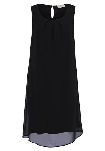 Produktbild: Cartoon Damen Sommerkleid ohne Arm Schwarz,40