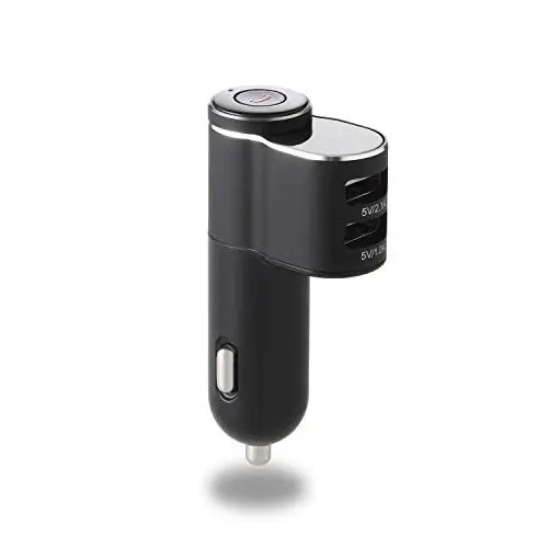 Produktbild: Cartrend 10292 USB-Ladestecker mit Bluetooth Headset, schwarz