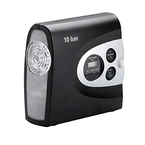 Produktbild: cartrend Kompressor Profi mit Digital Display, mit Ventiladapter, 10 bar, 12 Volt