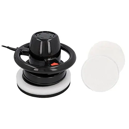 Produktbild: cartrend Poliermaschine, 2.900 U/Min, 230 V, 130 W, inklusive 2 Polierhauben, mit Zufalls-Rotation, Schwarz