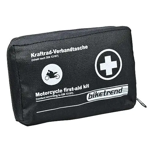 Produktbild: cartrend Verbandtasche Motorrad 19.5 x 5 x 12cm, Schwarz