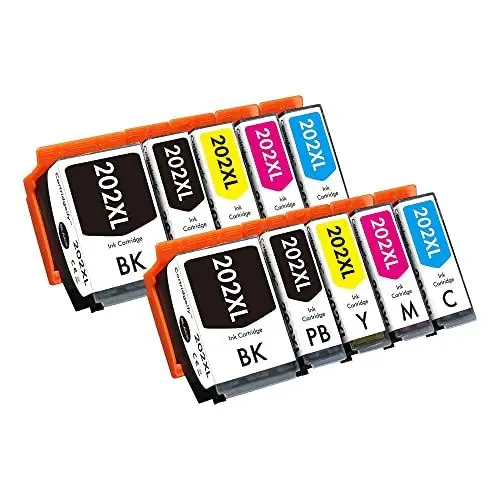 Produktbild: Cartridgeify 202 XL Druckerpatronen Kompatibel mit Epson 202 202XL Patronen Multipack, für Expression Premium XP-6000 XP-6005 XP-6100 XP-6105 XP6000 XP6005 XP6100 XP6105 (10er-Pack)
