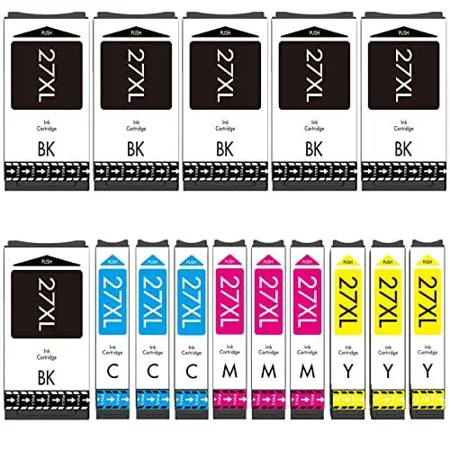 Produktbild: Cartridgeify 27XL Druckerpatronen Kompatibel mit Epson 27 27 XL Patronen Multipack (15er-Pack), für Workforce WF-3620 WF-3640 WF-7110 WF-7210 WF-7610 WF-7620 WF-7710 WF-7715 WF-7720