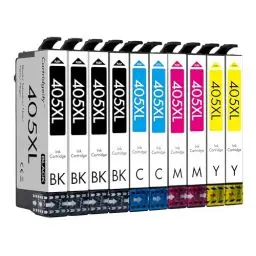 Produktbild: Cartridgeify 405 XL Druckerpatronen Kompatibel mit Epson 405 405XL Patronen Multipack (10er-Pack), für Workforce Pro WF-4820DWF WF-4830DTWF WF-3820DWF, Workforce WF-7310DTW WF-7830DTWF WF-7840DTWF