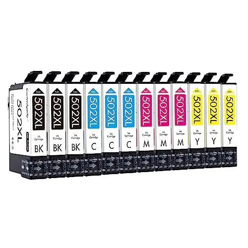 Produktbild: Cartridgeify 502XL Druckerpatronen Kompatibel mit Epson 502 XL Patronen Multipack, für Expression Home XP-5100 XP-5105 XP-5155 XP-5150, Workforce WF-2860 WF-2865 WF-2880 WF-2885 WF-2860DWF WF-2865DWF
