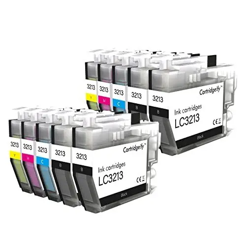 Produktbild: Cartridgeify LC3213 LC3211 Druckerpatronen Kompatibel mit Brother LC-3213 LC-3211 Patronen Multipack (10er-Pack), für MFC-J491DW MFC-J497DW DCP-J572DW DCP-J772DW DCP-J774DW MFC-J890DW MFC-J895DW