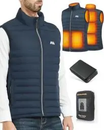 Produktbild: carwee Beheizbare Weste Herren, Heizweste mit 20000mAh Powerbank, XXL