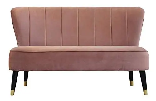 Produktbild: Casa Padrino Luxus Neo Classical Sofa 131cm - Luxus Qualität 60er Sixties 50er Fifties, Farbe:Rosa