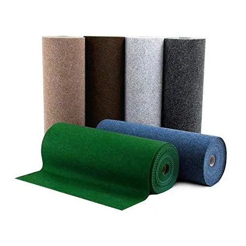 Produktbild: casa pura® Kunstrasen Outdoor mit Noppen | Meterware | wetterfest & schnelltrocknend | Rasenteppich für Terrasse, Balkon und Freizeit (Anthrazit, 100x1300 cm)