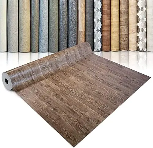 Produktbild: casa pura Vinylboden Meterware in vielen Designs - Holzoptik Fliesenoptik Steinoptik - PVC Bodenbelag - Vinyl Designbelag für Küche, Bad & Wohnbereich (Westwood S02, 100x100 cm)
