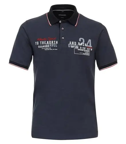 Produktbild: CASAMODA Polo-Shirt Uni Dunkelblau XL
