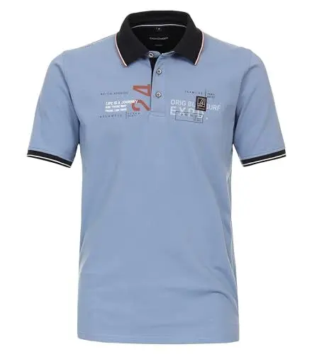 Produktbild: CASAMODA Polo-Shirt Uni Hellblau M