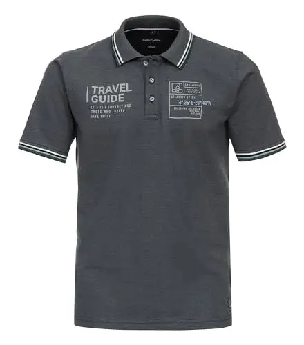 Produktbild: CASAMODA Polo-Shirt Uni Türkis XL
