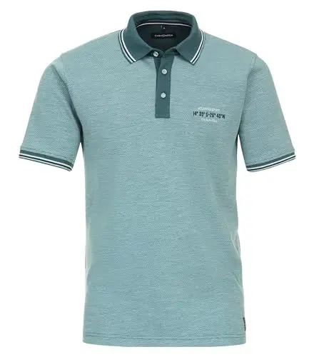 Produktbild: CASAMODA Polo-Shirt Uni Türkis XXL