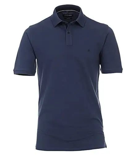 Produktbild: CASAMODA Polo-Shirt Uni graues Dunkelblau XXL