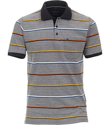Produktbild: CASAMODA Polo-Shirt gestreift 108 blau 5XL