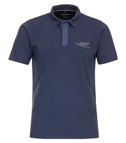Produktbild: CASAMODA Polo-Shirt gestreift Dunkelblau 3XL