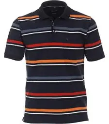 Produktbild: CASAMODA Polo-Shirt gestreift Dunkelorange XL