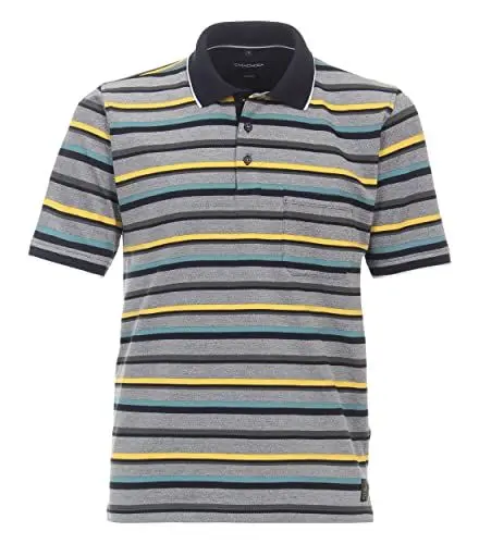 Produktbild: CASAMODA Polo-Shirt gestreift Türkis L