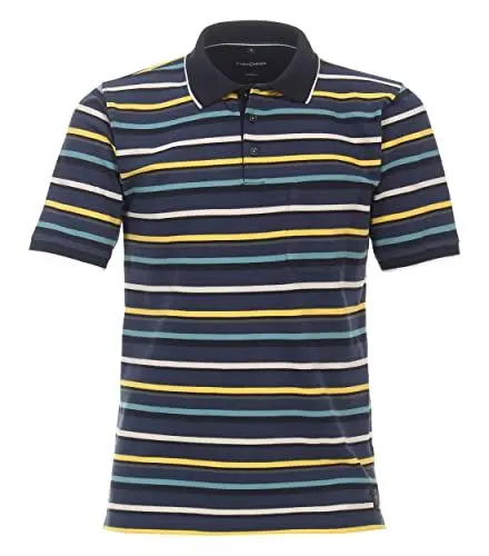 Produktbild: CASAMODA Polo-Shirt gestreift graues Dunkelblau L