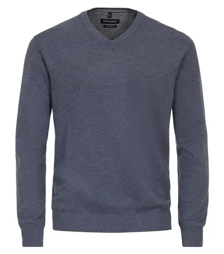 Produktbild: CASAMODA Pullover Uni graues Mittelblau XL