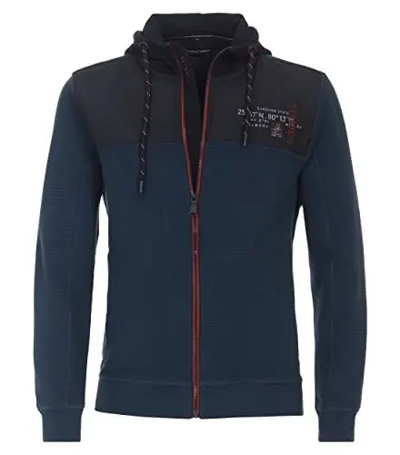 Produktbild: CASAMODA Sweatjacke Uni Dunkles Mittelblau XL