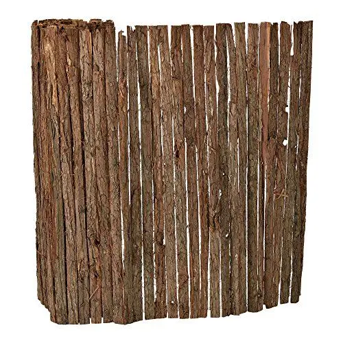 Produktbild: casa.pro Rindenmatte Zamora Balkon Sichtschutz 200 x 500 cm Gartenzaun strapazierfähig Rindenzaun Sichtschutzmatte Balkonverkleidung wetterfest