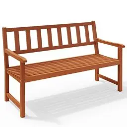 Produktbild: Casaria® Gartenbank Wetterfest Holz 320kg Belastbar FSC®-Zertifiziert Garten Balkon Sitzbank Gartenmöbel Bank Kensington 2-Sitzer 120x58x90cm Akazie