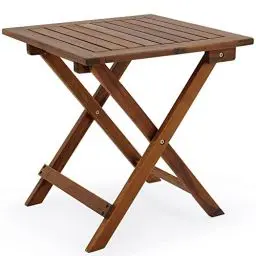 Produktbild: Casaria® Beistelltisch Holz Vollmontiert Klappbar 80kg Belastbar Balkon