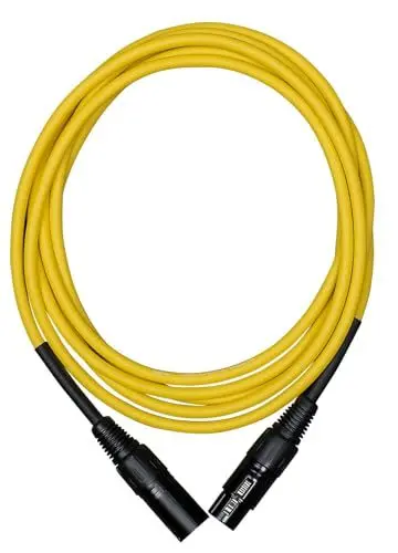 Produktbild: Cascha Standard Line Microphone Cable (XLR), Yellow, 9m