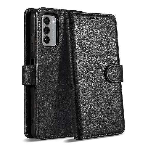 Produktbild: Case Collection für Nokia G42 5G Hülle - Leder Handyhülle mit Kartenfächern (RFID-Blockierung) Stoßfest (Ständer) Handy Schutzhülle für Nokia G42 5G Hülle