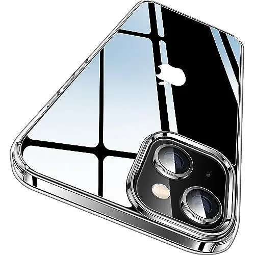 Produktbild: CASEKOO Crystal Clear für iPhone 13 Hülle, iPhone 14 Hülle, (Nie Vergilbung) (Unzerstörbarer Militärschutz) Stoßfeste Kratzfeste Schutzhülle Dünne Handyhülle Transparent Case - Durchsichtig