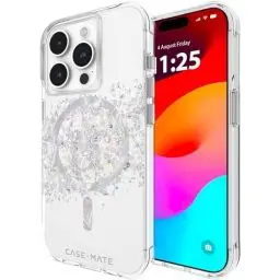 Produktbild: Case-Mate iPhone 15 Pro Hülle - Touch of Pearl (12FT Fallschutz) (Kompatibel mit MagSafe) Magnetische Hülle mit niedlichem Bling Glitzer für iPhone 15 Pro 6.1
